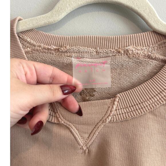NWT Free People Movement x Hatch Intercept Maternity Pullover Desert Sand Small - Picture 6 of 9